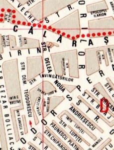 Harta străzii Delea Nouă și a împrejurimilor